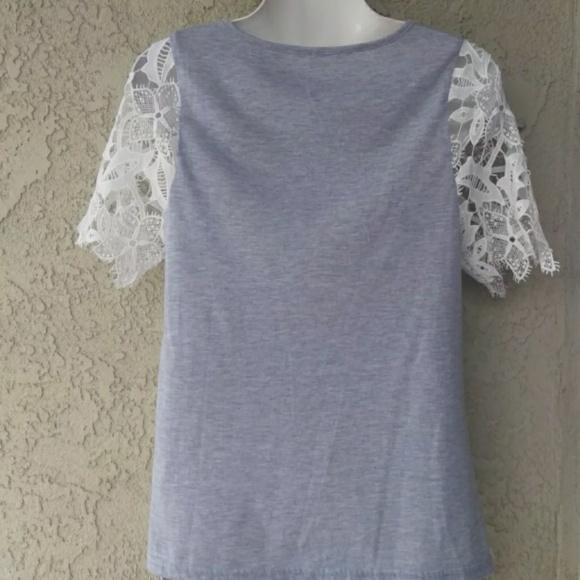 Urban Outfitters kimchi blue flower cutout shirt s - Picture 5 of 8